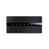 PLAQUE TOUCH 44 RECTANGULAIRE ALUMUNIUM ANTHRACITE BROSSE 7 MODULES|sfh|c4d5dfa1f5ae|