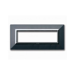 PLAQUE ZAMA 44 RECTANGULAIRE GRIS FONCÉ METALLISÉ 7 MODULES|sfh|24251fed3da5|