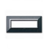 PLAQUE ZAMA 44 RECTANGULAIRE GRIS FONCÉ METALLISÉ 7 MODULES|sfh|f152e7931d53|