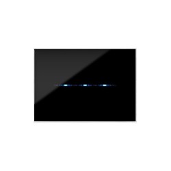 PLAQUE YOUNG TOUCH 44 RECTANGULAIRE NOIR ABSOLU 3 MODULES|sfh|2a4fdc963be3|