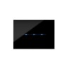 PLAQUE YOUNG TOUCH 44 RECTANGULAIRE NOIR ABSOLU 3 MODULES|sfh|2a4fdc963be3|