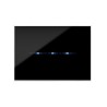 PLAQUE YOUNG TOUCH 44 RECTANGULAIRE NOIR ABSOLU 3 MODULES|sfh|2edc684a099d|