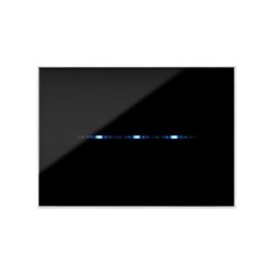 PLAQUE YOUNG TOUCH 44 RECTANGULAIRE NOIR ABSOLU 3 MODULES|sfh|f81a22a9a6e2|