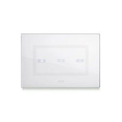 PLAQUE VERA 44 TOUCH RECTANGULAIRE BLANC 4 MODULES 3 COMMANDES|sfh|a7a43f8bdf14|