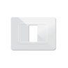 PLAQUE TECHNOPOLYMERE 44 RECTANGULAIRE BLANC 1 MODULE|sfh|ddbfe22d8be6|