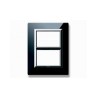 PLAQUE VERA 44 RECTANGULAIRE EN VERRE NOIR ABSOLU 3+3 MODULES|sfh|e1b300752c52|