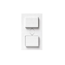 DOUBLE BOUTON POUSSOIR POUR VOLET ROULANT BLANC|sfh|e1fa202baf68|