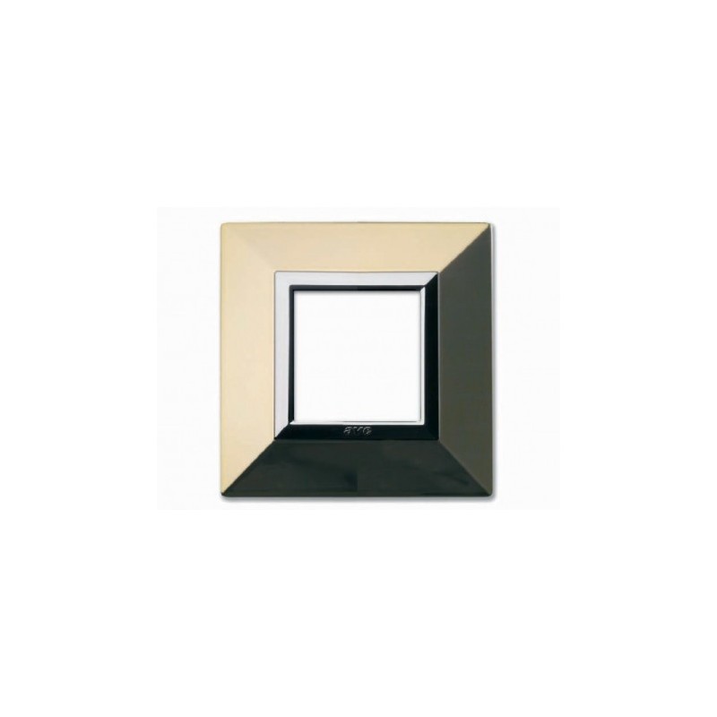PLAQUE ZAMA 44 CARRÉE DORÉE 2 MODULES|sfh|ba703326d6fd|