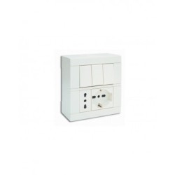 BOITE APPARENTE 3+3 MODULES S45 BLANC|sfh|dc99dfe21a2c|