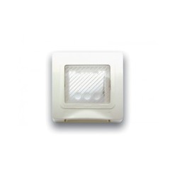 PLAQUE ETANCHE ENCASTREE CARREE 2 MODULES S44 BLANC|sfh|a4e47e6ee677|