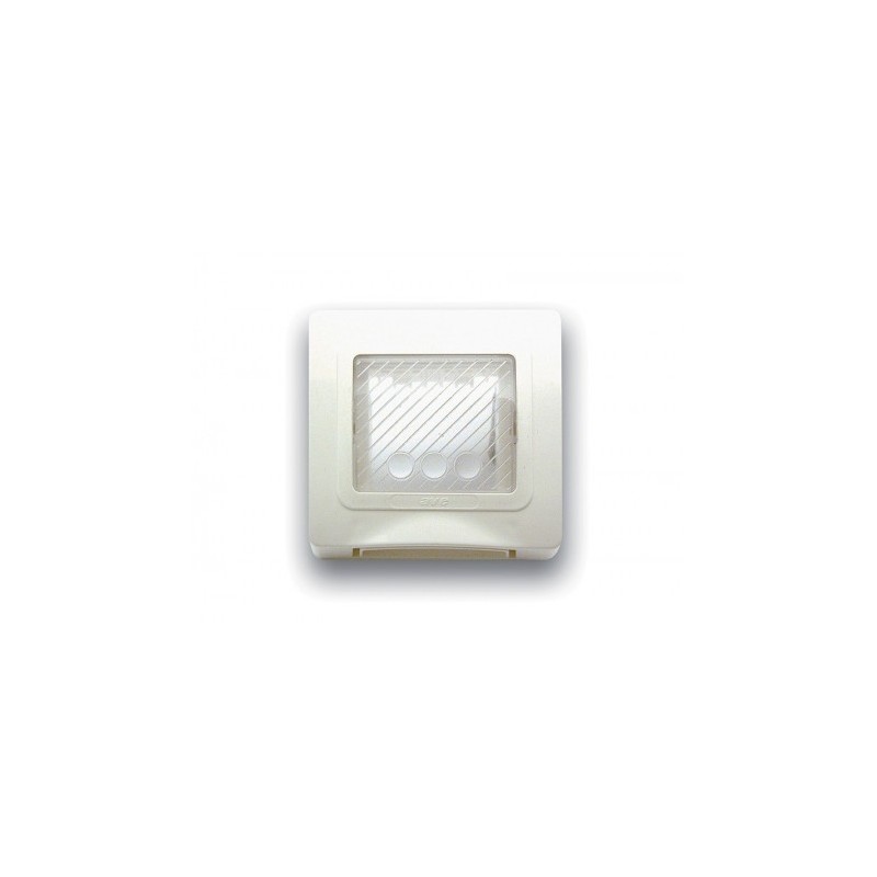 PLAQUE ETANCHE ENCASTREE CARREE 2 MODULES S44 BLANC|sfh|a4e47e6ee677|