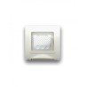 PLAQUE ETANCHE ENCASTREE CARREE 2 MODULES S44 BLANC|sfh|e4767691ac87|
