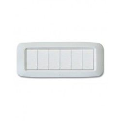 PLAQUE YES 45 RECTANGULAIRE BLANC 6 MODULES|sfh|25b7446e3d7e|