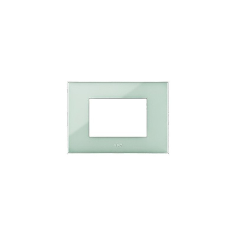 PLAQUE YOUNG 44 RECTANGULAIRE VERT SAUGE 3 MODULES|sfh|28df2c43507f|
