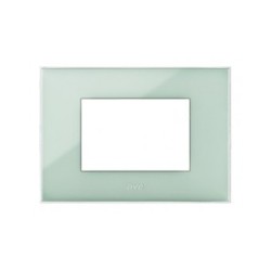PLAQUE YOUNG 44 RECTANGULAIRE VERT SAUGE 3 MODULES|sfh|0f448071df74|