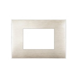 PLAQUE YOUNG 44 RECTANGULAIRE BEIGE 3D 3 MODULES|sfh|cc80e02f4066|