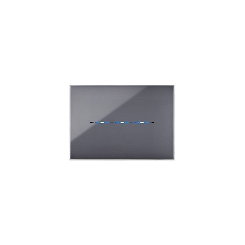 PLAQUE YOUNG TOUCH 44 RECTANGULAIRE GRIS CENDRÉ 3 MODULES|sfh|6bd7bda13388|