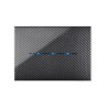 PLAQUE YOUNG TOUCH 44 RECTANGULAIRE CHARBON FONCÉ 3D 3 MODULES|sfh|13e8608d13fa|