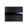 PLAQUE TOUCH 44 RECTANGULAIRE ALUMUNIUM ANTHRACITE BROSSE 3 MODULES|sfh|8a77aeb3cc8c|