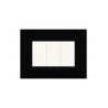 PLAQUES NOVA 45 RECTANGULAIRE NOIR 3 MODULES|sfh|21144825b5a4|