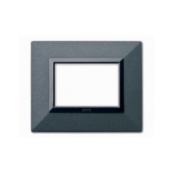 PLAQUE ZAMA 44 RECTANGULAIRE GRAPHITE 3 MODULES|sfh|3db7a053e9d5|
