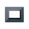 PLAQUE ZAMA 44 RECTANGULAIRE GRAPHITE 3 MODULES|sfh|42114412cb20|