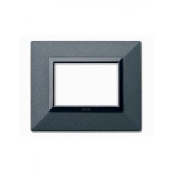 PLAQUE ZAMA 44 RECTANGULAIRE GRAPHITE 3 MODULES|sfh|90247db24a8a|