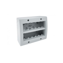 BOITE APPARENTE 6+6 MODULES S45 BLANC|sfh|b682fbfb9389|