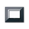 PLAQUE ZAMA 44 RECTANGULAIRE GRIS FONCÉ METALLISÉ 3 MODULES|sfh|0fc64447ffe6|