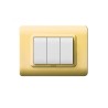 PLAQUE TECHNOPOLYMERE 44 RECTANGULAIRE DORÉE 3 MODULES|sfh|3b8d5768d068|