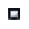PLAQUE ETANCHE ENCASTREE CARREE 2 MODULES S44 GRIS FONCE|sfh|99096599d86c|