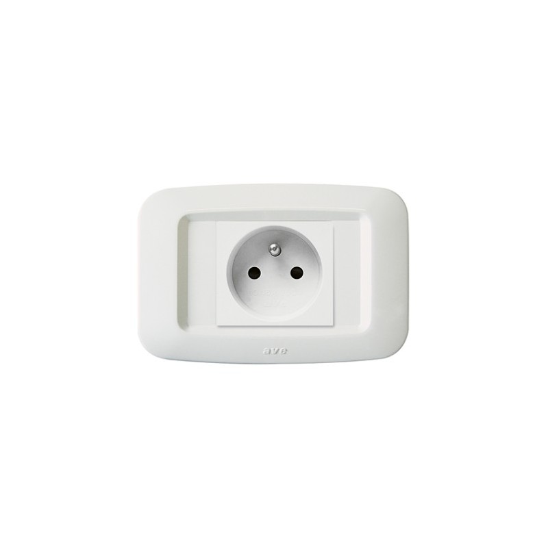 PLAQUE YES 45 RECTANGULAIRE BLANC TROU CARRE 2 MODULES|sfh|aa97b222a5c3|