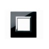 PLAQUE VERA 44 CARREE EN VERRE NOIR ABSOLU 2 MODULES|sfh|24bac6e04b48|