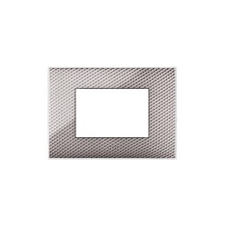PLAQUE YOUNG 44 RECTANGULAIRE CARBONE CLAIRE 3 MODULES|sfh|121c807aea7d|