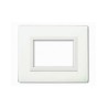 PLAQUE VERA 44 RECTANGULAIRE EN VERRE BLANC 3 MODULES|sfh|92dfdce9a0dd|