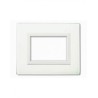 PLAQUE VERA 44 RECTANGULAIRE EN VERRE BLANC 3 MODULES|sfh|973e97c63249|