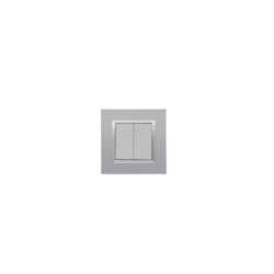BELLA Carrée Argent Opaque / Cardre Chromé|sfh|7885f82998ac|