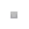 BELLA Carrée Argent Opaque / Cardre Chromé|sfh|7885f82998ac|