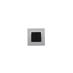 BELLA Carrée Argent Opaque / Cardre Chromé|sfh|ea9a94999940|