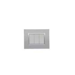 BELLA Rectangulaire Argent Opaque / Cardre Chromé|sfh|c94c8f2cac2f|
