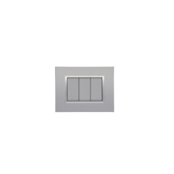 BELLA Rectangulaire Argent Opaque / Cardre Chromé|sfh|d5c4188cbf05|