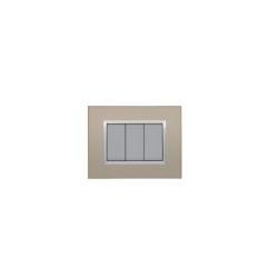 BELLA Rectangulaire Champagne / Cardre Chromé|sfh|536d87635b01|