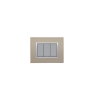 BELLA Rectangulaire Champagne / Cardre Chromé|sfh|536d87635b01|