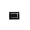 BELLA Rectangulaire Noir Brillant / Cadre Chromé|sfh|9718ec770146|