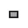 BELLA Rectangulaire Noir Mat / Cardre Chromé|sfh|439d6d0a4b12|