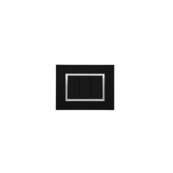 BELLA Rectangulaire Noir Mat / Cardre Chromé|sfh|1f9f6fc8a4f1|