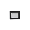 SERENA Techno-Basic Noir Mat / Cadre Chromé|sfh|50d236743332|