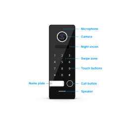 Lotus 1 bouton Avec lecteur RFID & Digicode|sfh|437c2d1f0e6b|