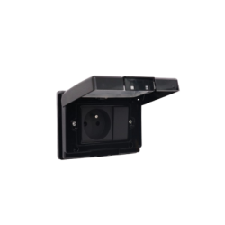 PLAQUE ETANCHE ENCASTREE RECTANGULAIRE 3 MODULES S43 NOIR|sfh|221927ea33d3|