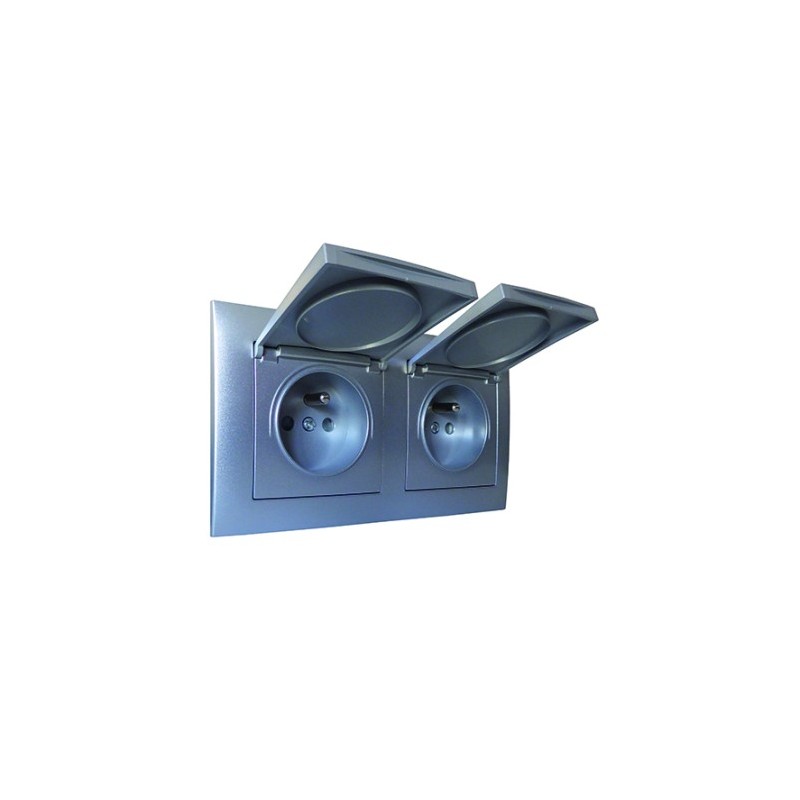 Gamme étanche Gris 2+2 modules|sfh|f4af73825f87|